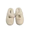 Chinelos quentinhos e preguiçosos de pelúcia, meio chinelos, outono inverno 2026, chinelos de pelo, uso externo feminino, estilo coreano, novo Mary Jane, sola grossa