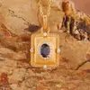 Collar Retro de Plata S925 con Piedras Preciosas de Colores para Mujer Joyería de Tanzanita Topacio Peridoto Zafiro Natural Venta al por Mayor