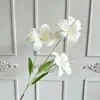 Lirios Artificiales Impresos en 3D para Decoración de Bodas, Flores Artificiales para Diseño de Escena de Bodas, Decoración de Sala de Estar, Flores Falsas, Accesorios y Adornos para Fotografía