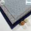 Falda de malla de encaje con hilo dorado y plateado de nailon, encaje, vestido de novia, tela de tul, hilo dorado, patrón aleatorio, malla de jacquard