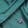 Nuevo collar de gemas de moda, joyería con incrustaciones de diamantes y circonitas, cadena de clavícula de cristal para novias, pequeño colgante de regalo para novias