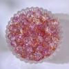 Venta al por mayor 10 mm hielo a través palomitas de maíz hielo craquelado vidrio vidrio cuentas sueltas cuentas redondas diy hecho a mano material para collar pulsera con cuentas
