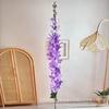 Boda Delphinium Artificial 1.2m Flor Artificial Delphinium Grande Boda Venta al por Mayor Flor Artificial de Rama Alta Estilo Decoración de Hotel