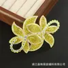 Acessórios de Joias Flor Folha de Strass Doce Moda Acessórios de Cabelo Flor Broche Sapato Bolsa Joias Artesanais DIY Acessórios Atacado