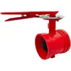 Válvula Borboleta com Canaleta de Sinalização XD81X-16Q Válvula Borboleta Wafer Manual de Ferro Fundido DN50 ~ 200 Válvula de Manípulo Válvula de Sinalização