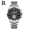 Reloj Reloj Mecánico para Hombre Reloj para Hombre Sentido Avanzado Reloj de Negocios Reloj Mecánico Automático Reloj con Esqueleto Tourbillon