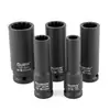 Llave de vaso Torx Extendida Personalizada al por Mayor de 1/2 pulgada, Llave de vaso Torx de Doce Puntas Engrosada Neumática, Llave de vaso de Alta Resistencia