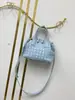2024 Nuevo bolso de cuero Boston portátil para mujer, bolso tejido, bolso de hombro casual, bolso cruzado portátil, bolso de bolos