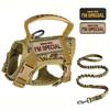 Arnés Táctico para Gato, Correa de Tracción Tipo Chaleco, Antiescape, Correa Ajustable para Gato de Exterior, Cadena para Perro Perro Pequeño