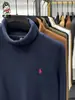 Capa base térmica de cuello alto para hombre, Otoño e Invierno, Engrosada, Cálida, Doble cara de forro polar, Sudadera interior, Doble cuello, Camiseta de manga larga para hombre