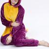 Fornecimento transfronteiriço de novos pijamas cartoon onesie para casais flanela roupa de casa coral fleece onesie