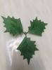Decoración de Árbol de Navidad DIY Hojas Falsas Guirnalda de Navidad Ratán Bonsái Accesorios para Caja de Regalo Hojas Navideñas Artificiales Fruta Roja Pequeña