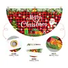 2026 Novo Festival de Natal Bandeira em Forma de Leque Personalização Amazon Bandeiras de Natal Transfronteiriças Banners Bandeira em Forma de Leque Semicircular Feita Sob Medida