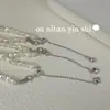 Collar de Plata de Ley S925 Ounihan con Perla Natural Irregular para Mujer, Lujo Ligero, Elegante y de Alta Gama, Gargantilla con Diseño de Extracción