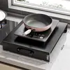 Prateleira de Armazenamento para Cozinha Tampa de Fogão a Gás de Aço Carbono Utensílios de Cozinha Suporte para Tampo de Fogão a Gás Fogão de Indução Prateleira de Bancada
