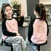 Camiseta de Manga Larga con Color de Contraste para Niños, Ropa Interior Térmica de Cuello Redondo para Niñas, Nuevo Estilo Otoño/Invierno 2026, Top DeRong