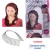 Versão coreana de prendedor de franja estilo de cabelo da frente mecha de cabelo artefato franja aumentada grampo quebrado pente invisível atacado