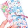 Versión coreana original de traje de cartas goo pegatinas de tarjetas goo láser pegatinas de dibujos animados lindos para cuentas de mano de niños pegatinas para cuentas de mano al por mayor