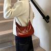 Bolso Popular de Este Año para Mujer 2025 Nuevo Sentido de la Moda Estilo Occidental Hombro Axila Bolso Retro Combinable Bolso Mensajero