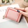 Bolso de tarjeta compacto personalizado bordado para mujer, porta certificados, monedero de gran capacidad, mini bolso de tarjeta sencillo para mujer
