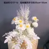Nova decoração de casamento flor artificial de casamento teto flor artificial flor de plástico fileira de chão guia de flores arranjo de flores palco T