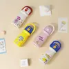 Copo Térmico Animal de Desenho Animado Infantil para Meninas, Copo Portátil com Canudo de Alto Valor para Estudantes, Personalização de Copo para Presente
