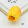 Flores de tulipa simuladas adereços para fotografia decoração de sala de estar layout de cena de casamento acessórios para fazer guirlanda DIY