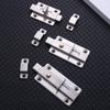Fechadura de mola automática de aço inoxidável espessado fivela de porta de banheiro ferrolho de porta trinco de porta pinos de porta fabricantes atacado