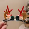 Accesorios para el Cabello de Navidad Pinzas para el Cabello de Reno Lindos para Niños y Adultos Pasadores de Papá Noel Diademas Adornos Pinzas Pequeñas Tocados