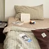 Colcha de Verano de Algodón Lavado Teñido en Hilo, Colcha para Aire Acondicionado, Colcha de Verano Doble, Colcha Individual Delgada para Dormitorio de Estudiante, Lavable a Máquina
