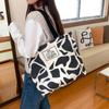 Bolsa de lona nueva estilo coreano para estudiante universitaria, clase de un hombro, portátil, para libros, gran capacidad, nicho, linda bolsa de tela