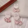 Nueva Diadema de Gato de Dibujos Animados para Niños que No Lastima Banda Elástica para el Cabello Diadema Linda Cuerda para el Cabello de Manzana con Lazo Tocado