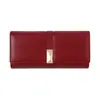 Talian 2025 Nueva Cartera Larga de Alto Valor para Mujer con Cremallera Simple Plegable Cartera Larga Cartera