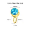 Joias para Piercing em Liga de Titânio F136 com Zircônia e Diamantes Coloridos, Acessórios Personalizados da Moda Super Brilhantes para Hélice da Orelha com Argola, Atacado