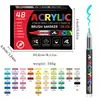 Marcador de Acrílico Líquido Directo 288 Colores Amplia Gama de Colores Marcador Estudiante de Arte Profesional Set de Pinceles de Pintura Acrílica Venta al por Mayor