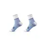 Meias Masculinas de Primavera e Outono, Absorventes de Suor, Resistentes a Odores, Respiráveis, de Cano Médio, Meias Simples Listradas para Basquete, Meias Esportivas Masculinas de Secagem Rápida