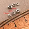 Pacote Ouro 18K Triângulo Dourado Espaçador Prata Quebrada Prata Quebrada Vários Dois Contas Pulseira de Contas Feita à Mão DIY Acessórios de Joias com Contas