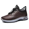 Zapatos de Senderismo para Hombre Western Camel Nuevos de Invierno a Prueba de Frío Comercio Transfronterizo Suela Gruesa Forrados de Lana Acolchados Botas de Algodón