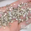Atacado de joias para unhas cognac branco mini tamanho transfronteiriço decoração de unha reta em formato de olho de cavalo coração gota d'água
