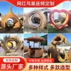 Decoraciones Creativas de Paisaje Tejidas con Ratán para Zonas Turísticas, Casas de Huéspedes y Campamentos; Columpio en Forma de Corazón; Silla Nido de Pájaro de Bali