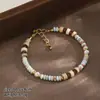 Pulsera de Piedra Natural Estilo Chino Nuevo Nala para Mujer, Lujo Ligero con Sensación de Alta Gama, Accesorio de Mano con Perlas, Pulsera de Diseño Único