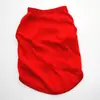 Suministros para mascotas directos de fábrica chaleco para perro de color sólido ropa para mascotas delgada