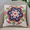 Estancia en casa ins Almohada Bordada de Lujo Ligero Moderna Simple Almohada para Sala de Estar Cojín de Cabecera Cama Cintura Respaldo Funda de Almohada