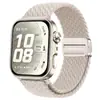 Aplicável para pulseira do relógio Huawei fit5 pro Pulseira de Relógio de Nylon Trançado com Fivela Magnética de Metal Huawei fit5/4/3