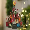 Enfeite de Árvore de Natal Criativo Transfronteiriço para Carro Decoração de Natal em Acrílico Decorações para Casa de Férias