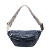 Bolso de Mezclilla Estilo Coreano Tipo Dumpling para Mujer 2025 Nuevo de Gran Capacidad para Axila Versátil Bolso de Hombro Cruzado para Viajes