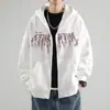 Sudadera con capucha para hombre, nueva sudadera de moda estilo americano para primavera y otoño 2023, chaqueta con cremallera para adolescentes