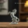 Caballo hacia el Éxito Pesca Patio Weng Acuario Paisajismo Adornos del Caballo del Zodíaco Escritorio Paisaje Micro Personajes Decoraciones de Suerte