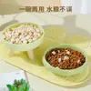 Amazon comedero para gatos comedero de arroz para gatos comedero para perros comedero para gatos alto valor de color cuenco de agua de rosquilla comedero para mascotas anticaída