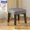 Taburete pequeño para uso doméstico, lujo ligero, taburete cuadrado apilable, taburete bajo moderno minimalista para sofá de sala de estar, banco para cambiarse los zapatos en la entrada